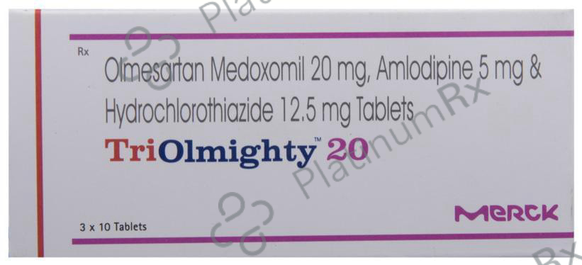 Triolmighty 20/5/12.5mg Tablet 10s