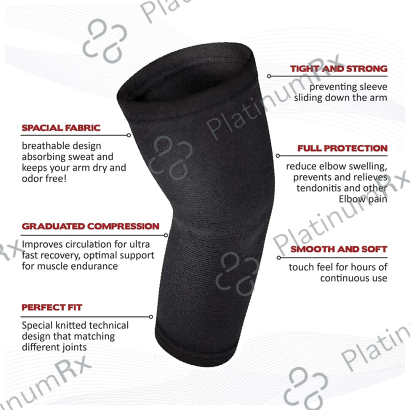 Fidelis Healthcare 4 Way Elbow Support XXL Black