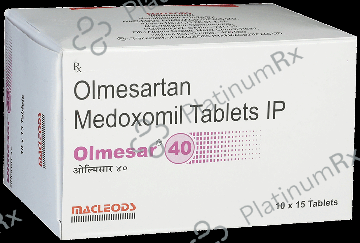 Olmesar 40mg Tablet 15s