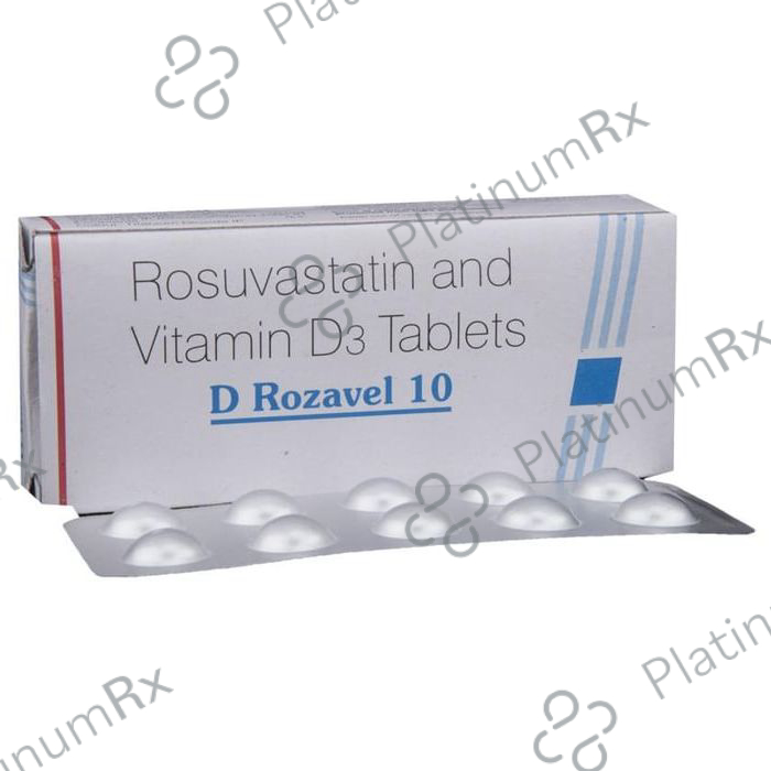 D Rozavel 10mg/1000IU Tablet 10s
