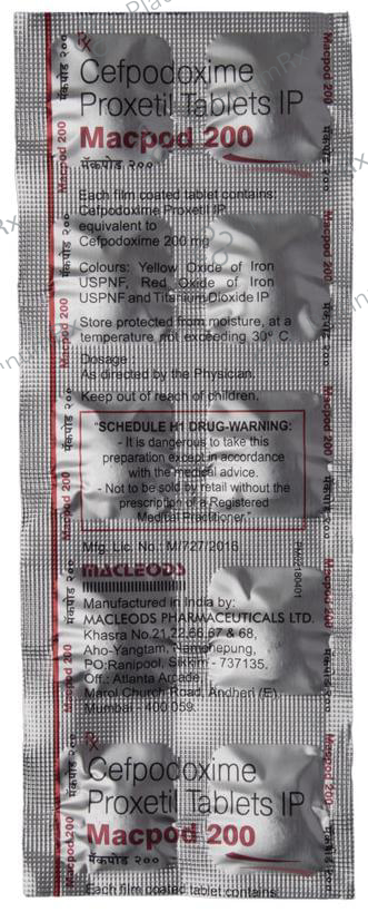 Macpod 200mg Tablet 10s