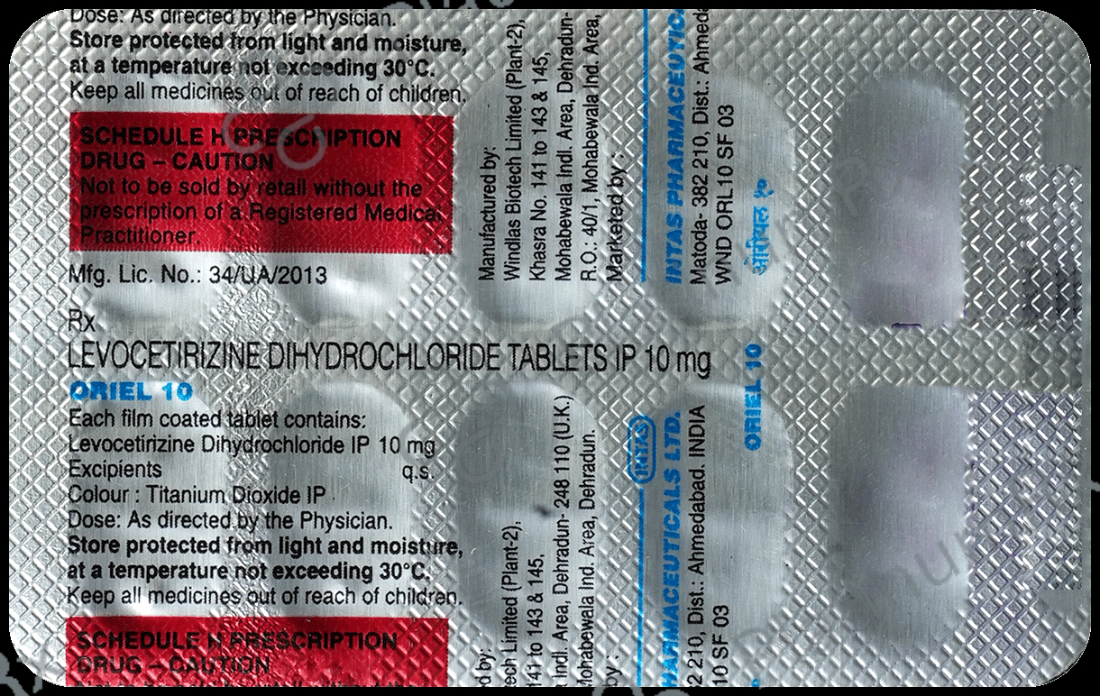 Oriel 10 Tablet