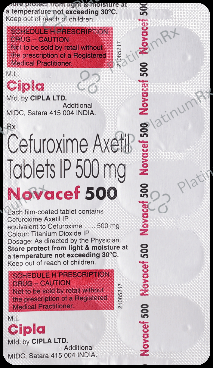 Novacef 500 Tablet