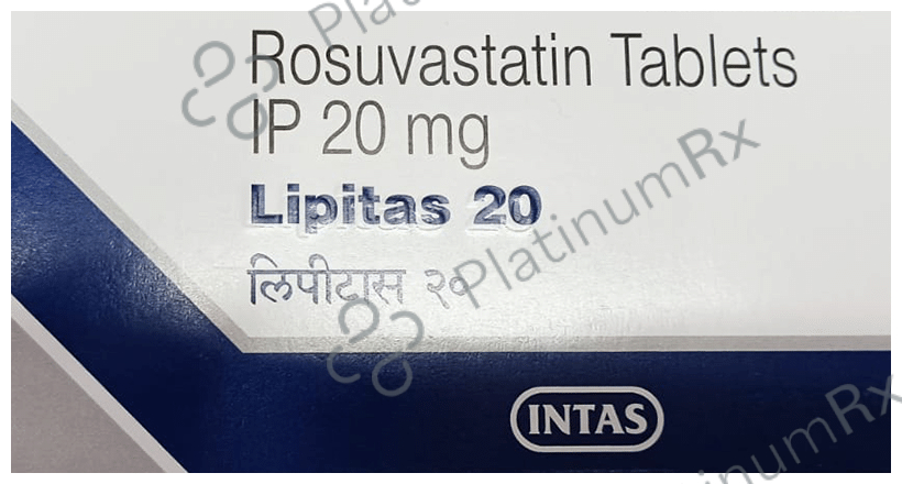 Lipitas 20mg Tablet 15s