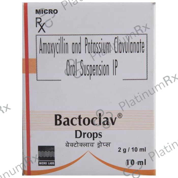 Bactoclav 80/11.4mg Drop 10ml
