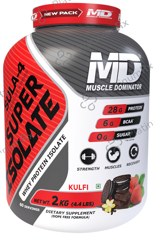 Muscle Dominator Sula 4 Super Isolate Protein Powder Kulfi
