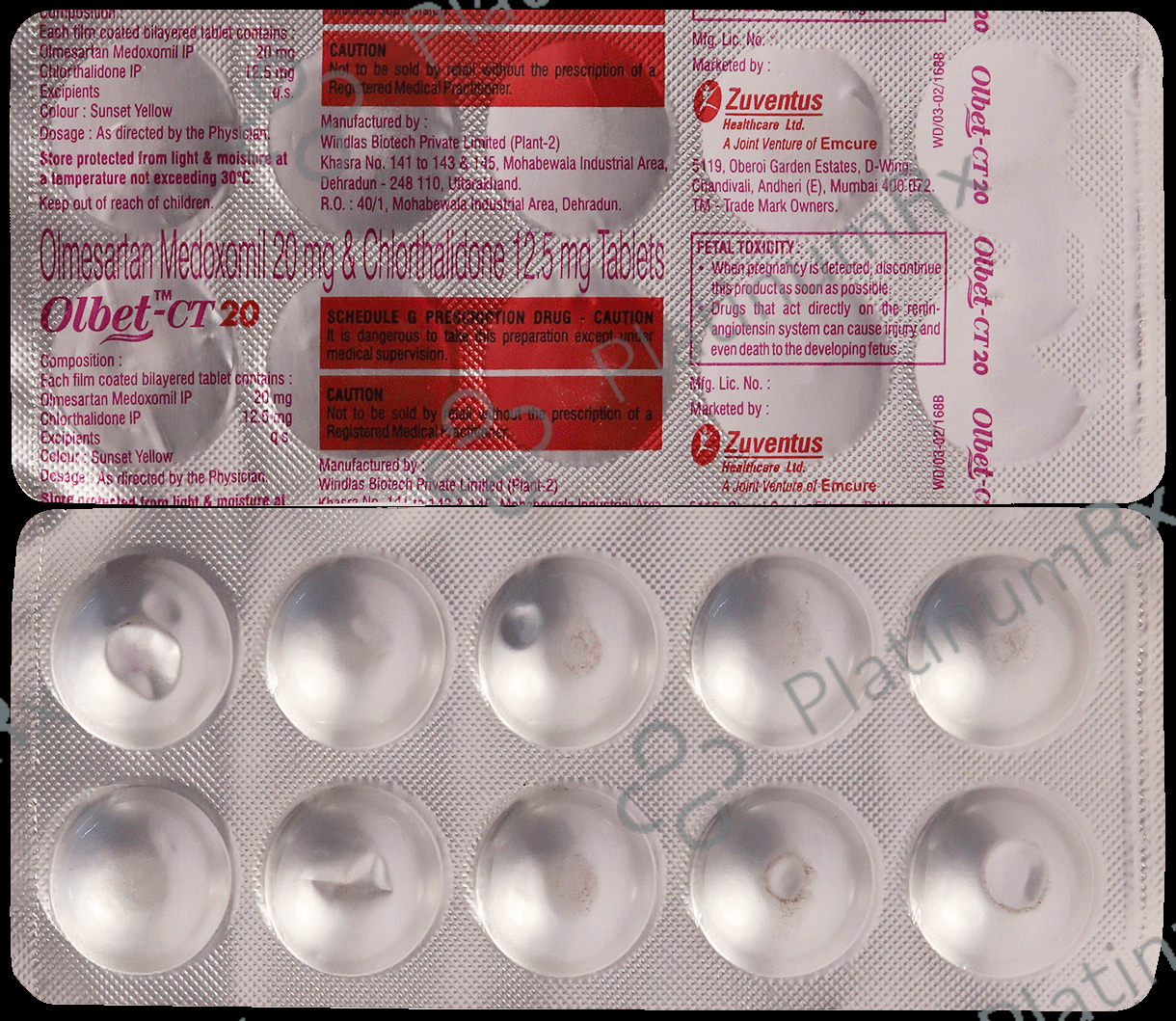 Olbet-CT 20 Tablet