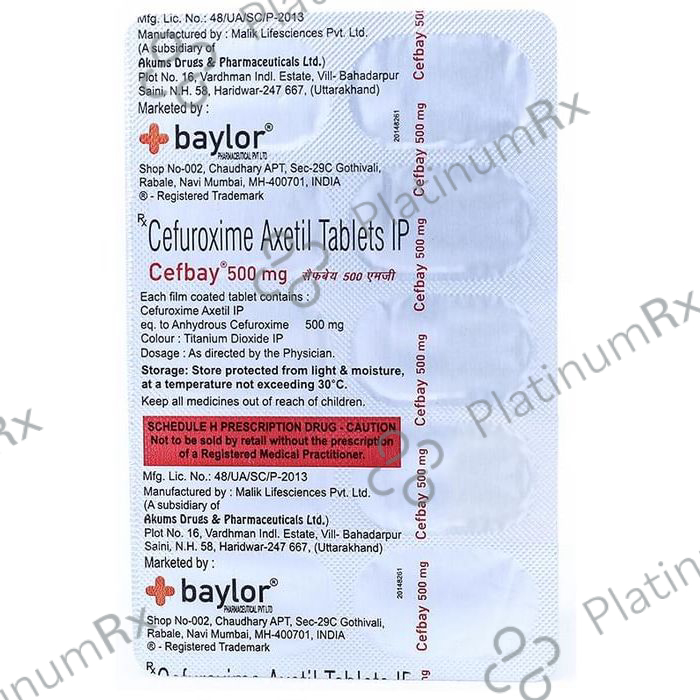 Cefbay 500mg Tablet