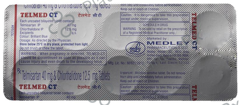 Telmed CT 12.5/40mg Tablet 10s