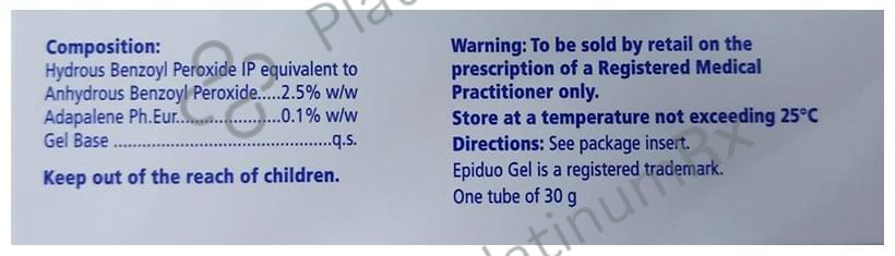 Epiduo Gel 30gm