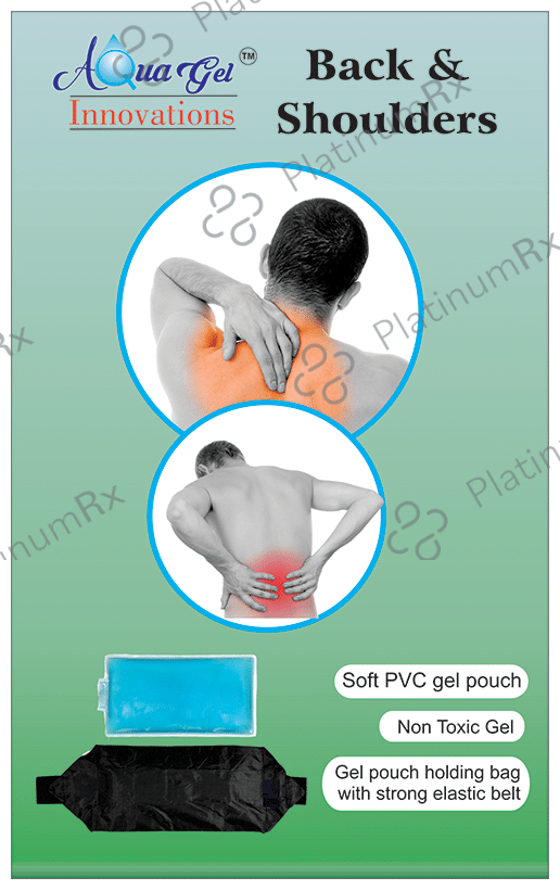 Aquagel Innovations Back and Shoulders Pain Relief Gel pack Blue