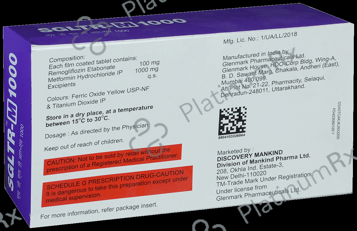 Sgltr M 100/1000mg Tablet 10s