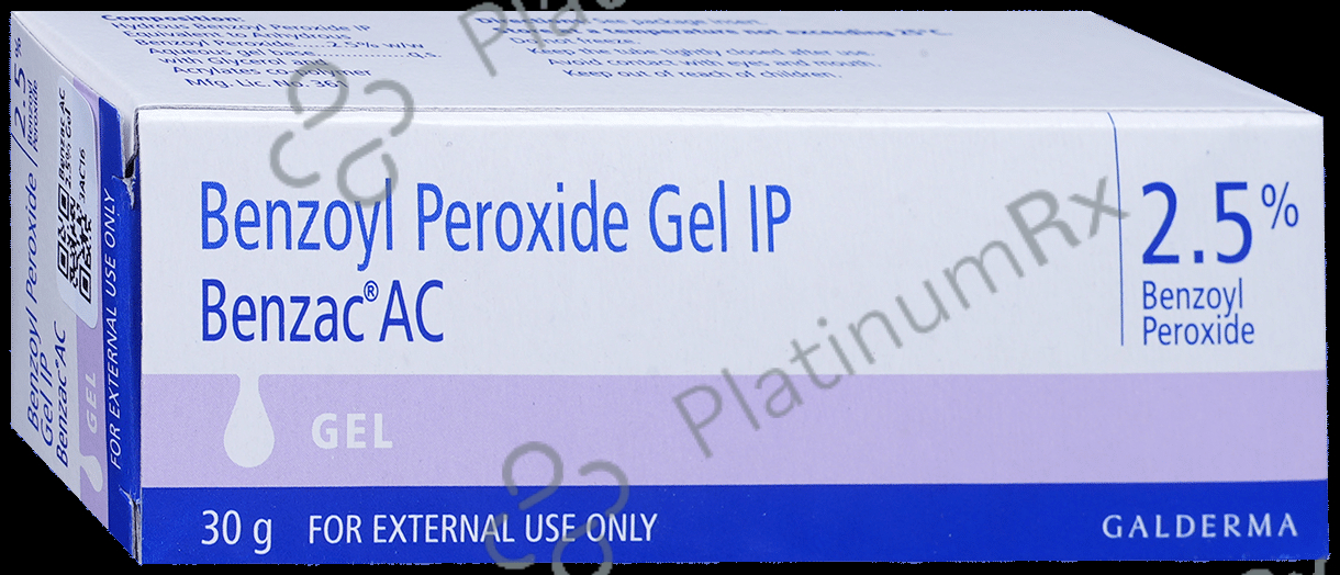 Benzac AC 2.5% Gel 30gm