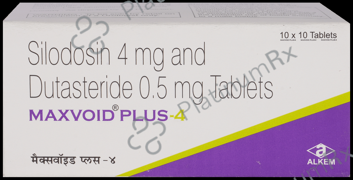 Maxvoid Plus 4mg/0.5mg Tablet 10s
