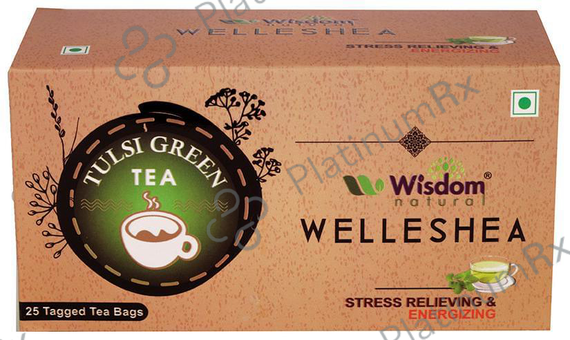 Wisdom Natural Tulsi Green Welleshea Tea