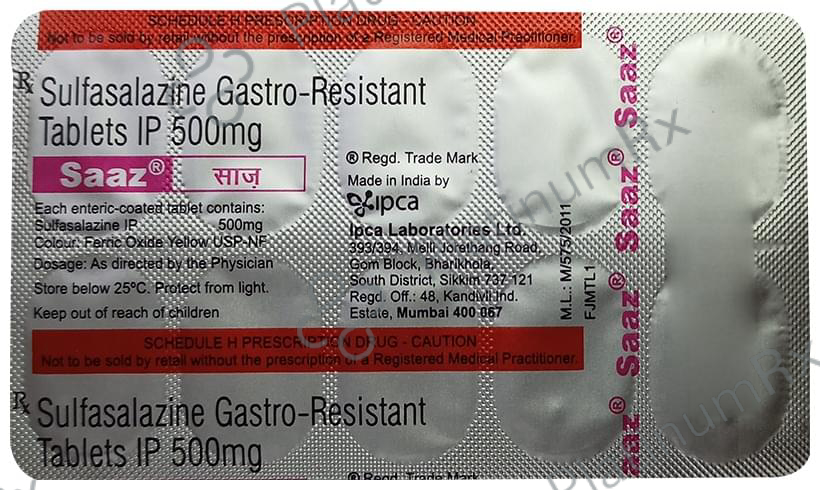 Saaz 500mg Tablet 10s