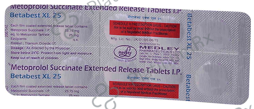 Betabest XL 25mg Tablet 10s