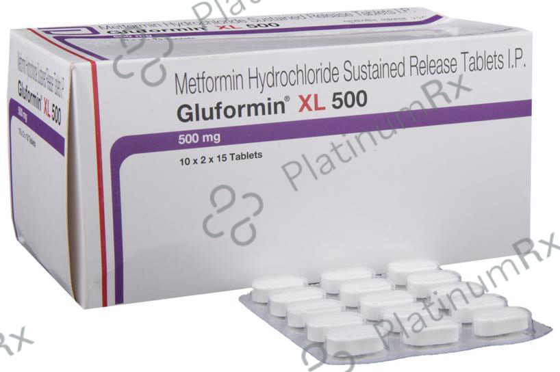 Gluformin XL 500mg Tablet 15s