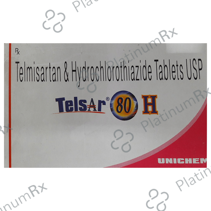 Telsar 12.5/80mg Tab H 10s