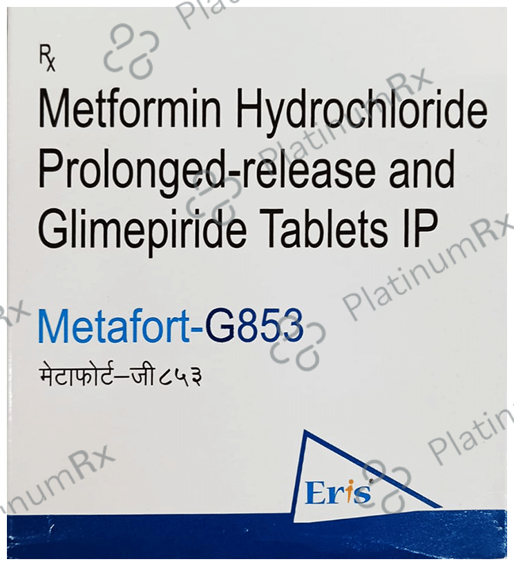 Metafort G 3/850mg Tablet PR 10s