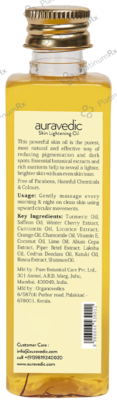 Auravedic Skin Lightening Oil