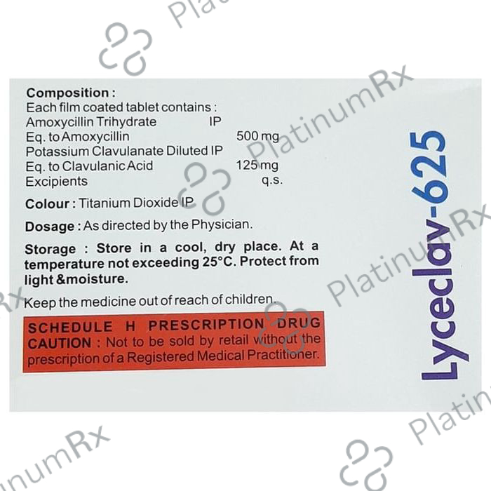 Lyceclav 625 Tablet