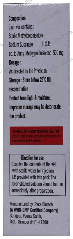 Prednikon 500 Injection