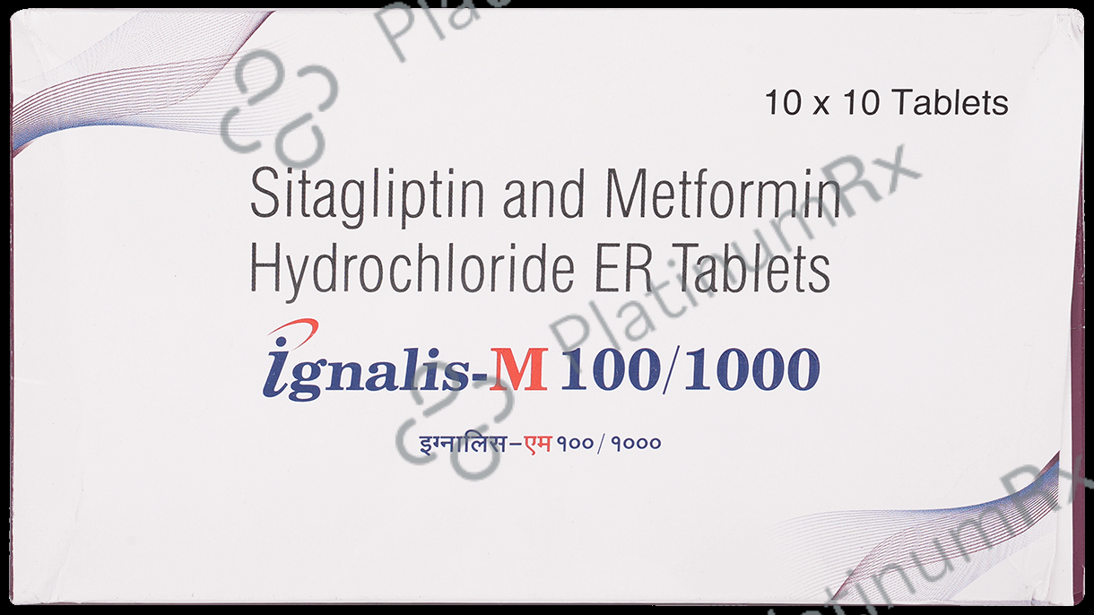 Ignalis M 100/1000mg Tablet ER 10s