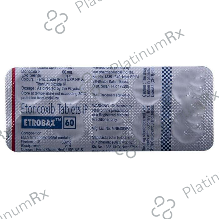 Etrobax 60mg Tablet 10s