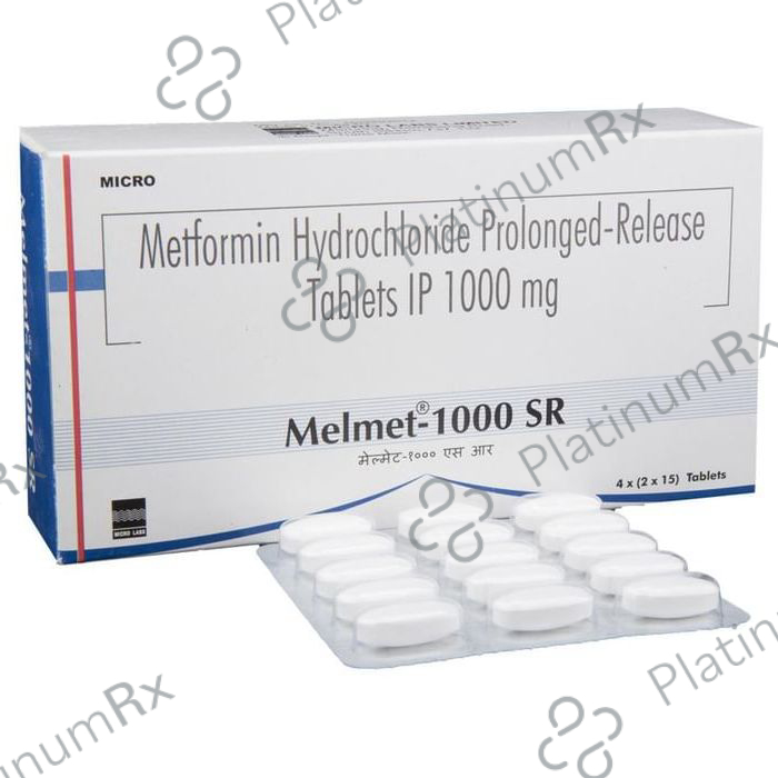 Melmet SR 1000mg Tablet 15s