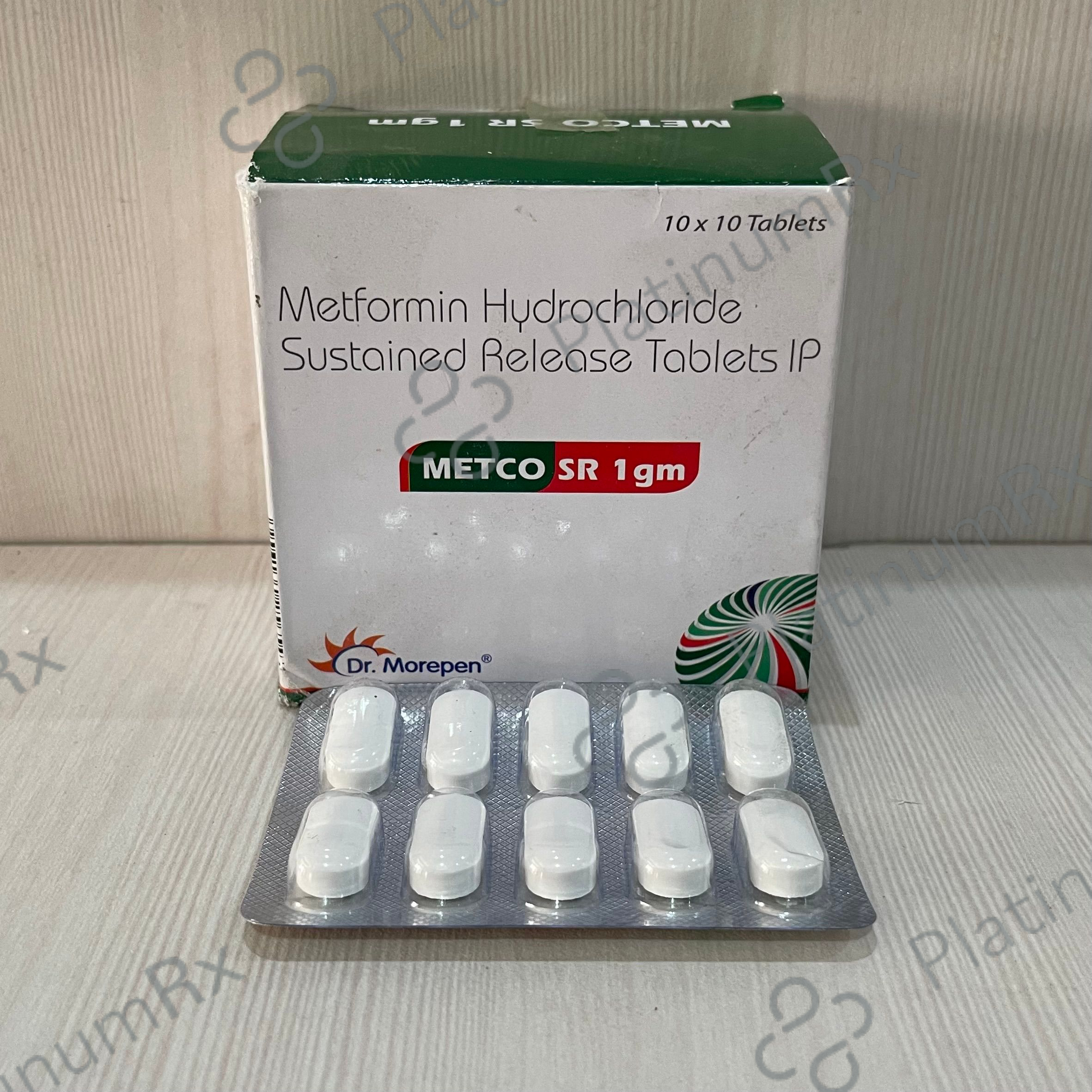 Metco 1000mg Tablet SR 10s