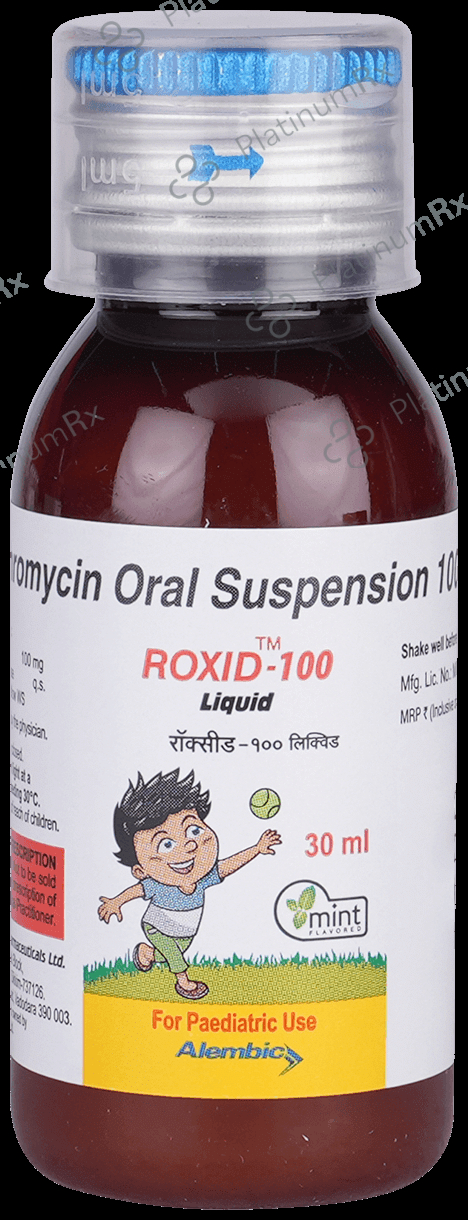Roxid 100mg Oral Suspension 30ml