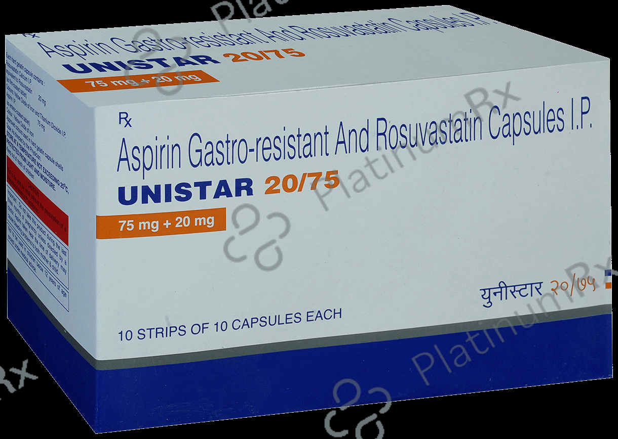 Unistar 20/75mg Capsule 10s