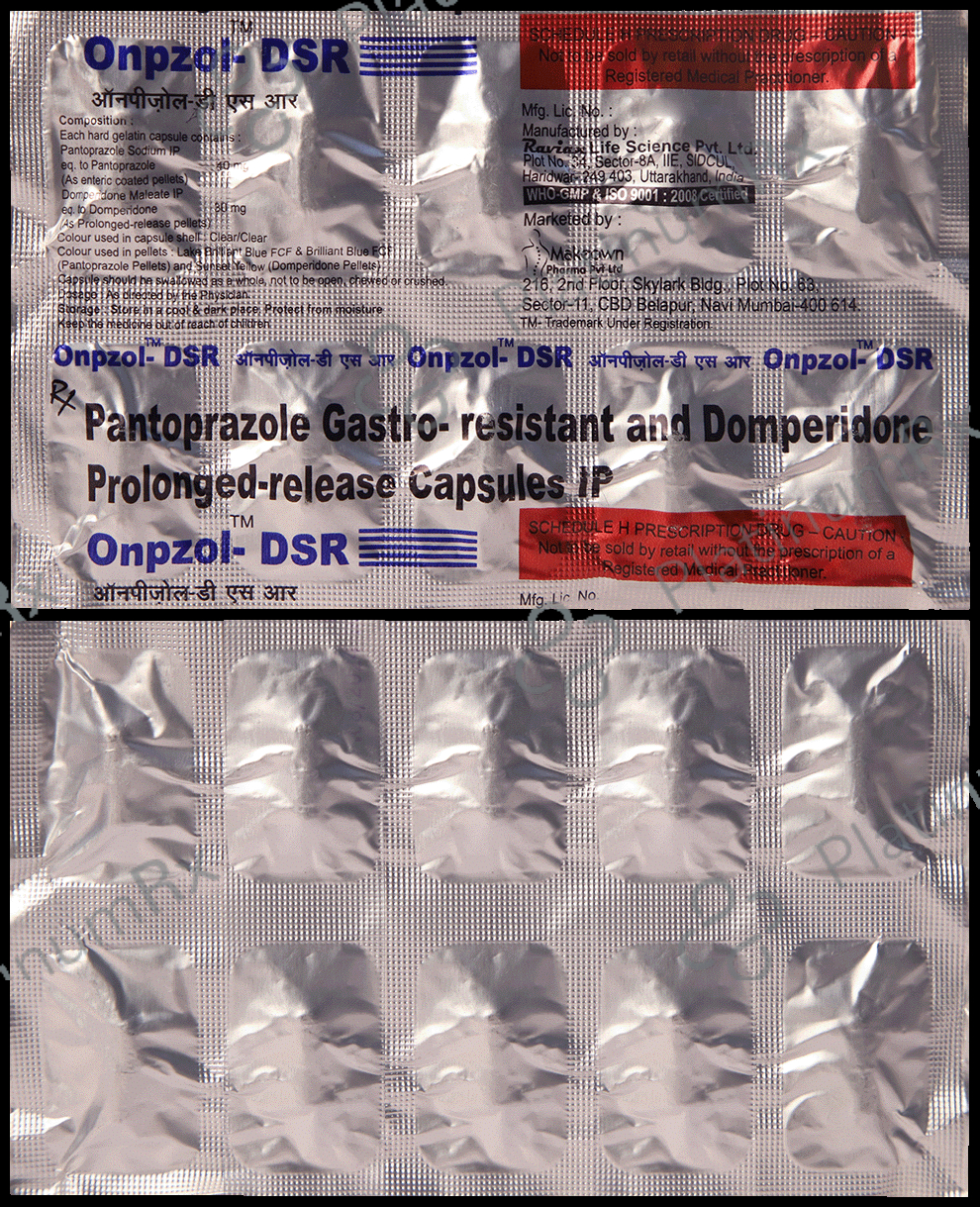 Onpzol D 30mg/40mg Capsule SR