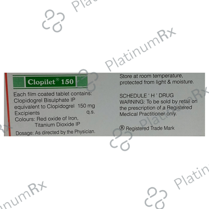 Clopilet 150mg Tablet 10s