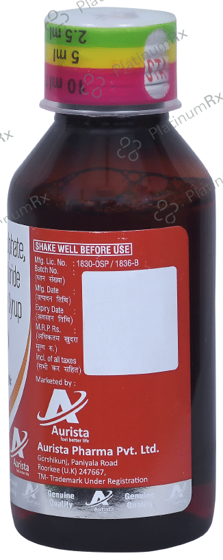Aurakof-LS Syrup Sugar Free