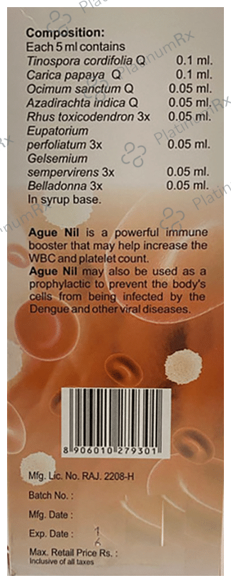 Bhargava Ague Nil Syrup