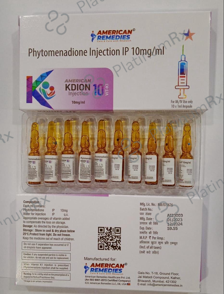 Kdion 10mg Injection 1ml