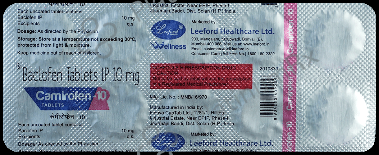 Camirofen 10mg Tablet