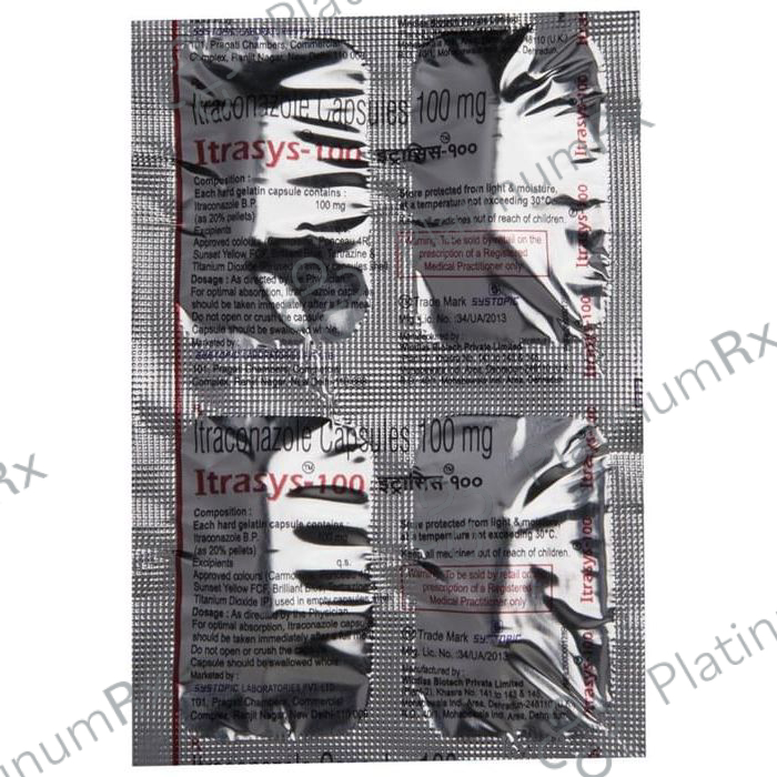 Itrasys 100mg Capsule 4s