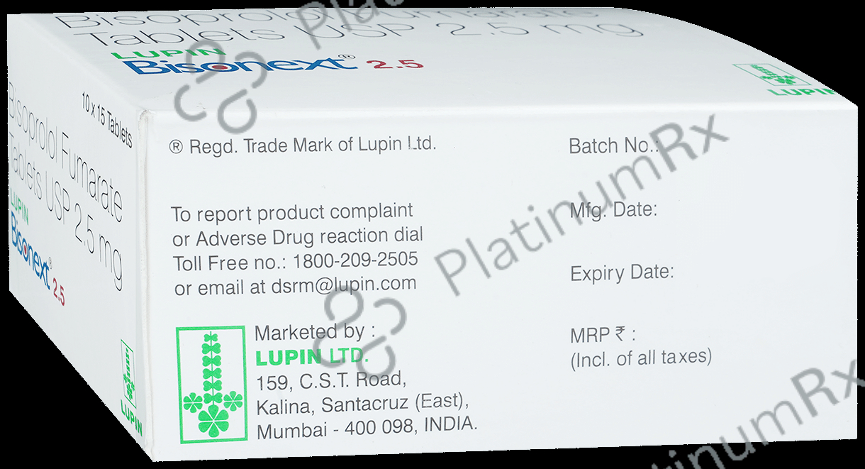Bisonext 2.5mg Tablet 15s