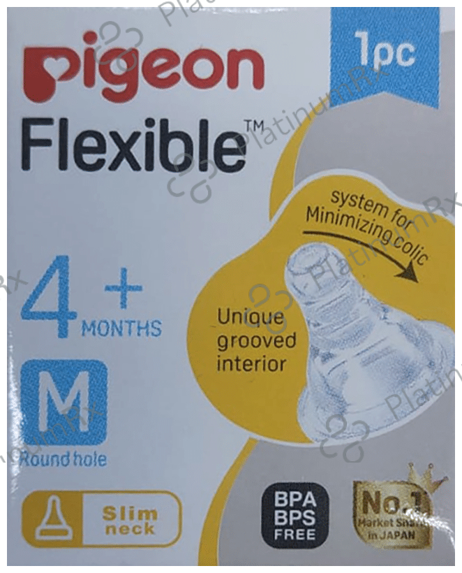Pigeon Flexible NIpple 4+ Months Medium 1 Nipple