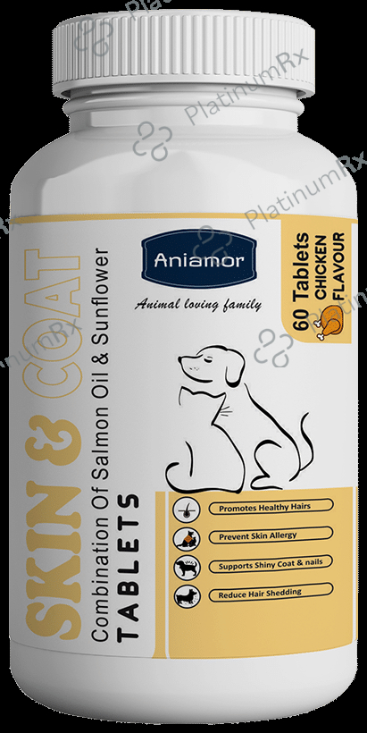 Aniamor Skin & Coat Tablet Chicken Flavour