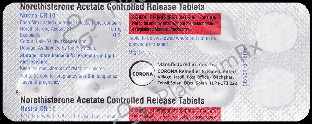 Nostra CR 10mg Tablet 10s