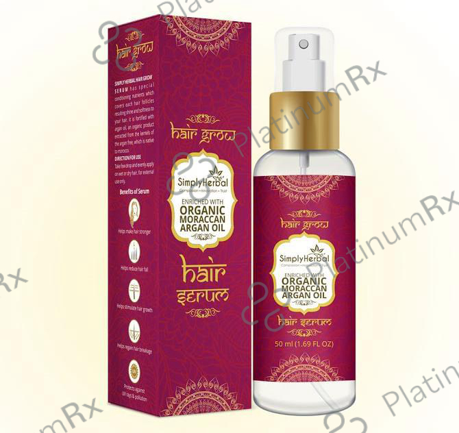 Simply Herbal Hair Grow Serum Enriched with Morrocan Argan Oil