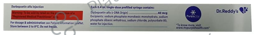 Cresp 40mcg Injection 1s