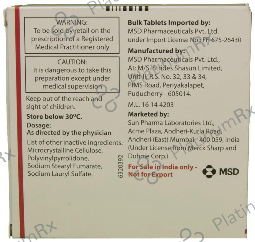 Istamet 50/500mg Tablet 15s