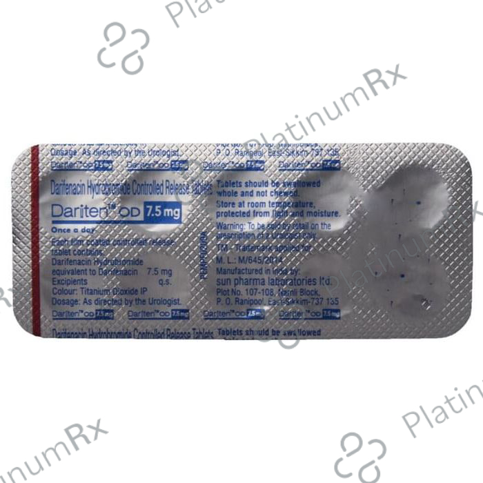 Dariten OD 7.5mg Tablet PR 10s