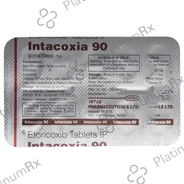 Intacoxia 90mg Tablet 10s