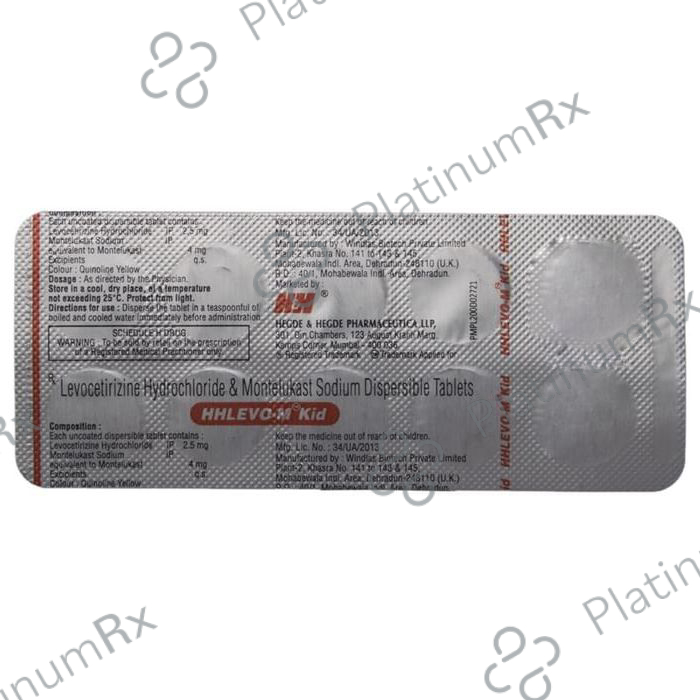 HHLevo M Kid 2.5/4mg Tablet DT 10s